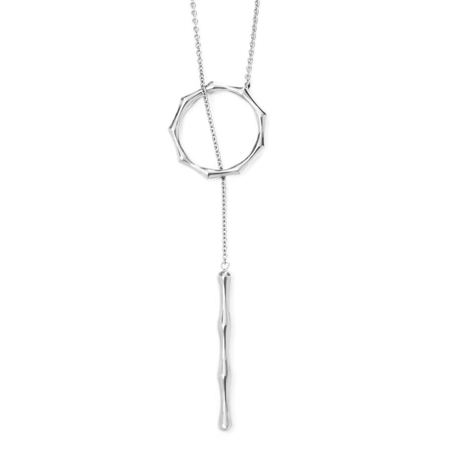 The Essential Bamboo Tie Silver 925° Necklace