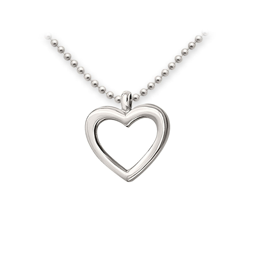 The Essential Mini Line Heart Silver 925° Necklace