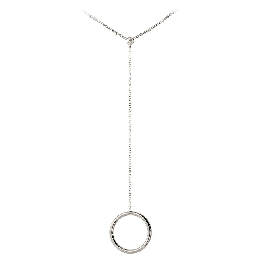 The Essential Kyklos Drop Silver 925° Necklace