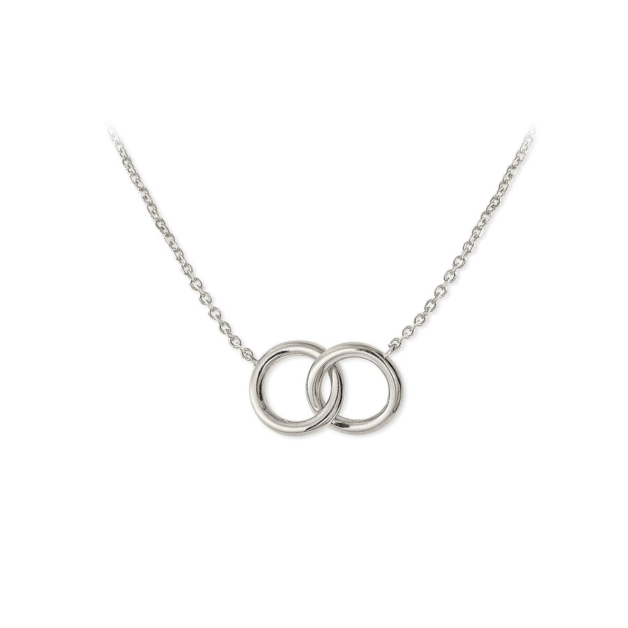 The Essential Mini Line Bond Circles Silver 925° Necklace