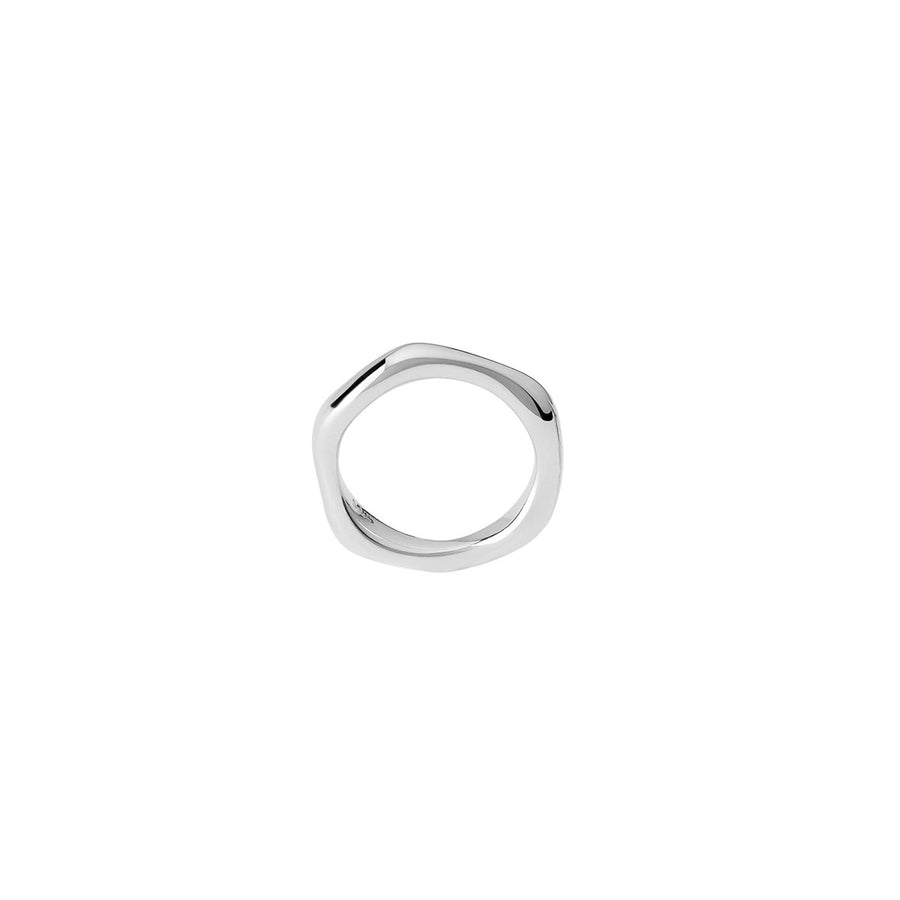 The Essential Forms Irregular Triplet B Silver 925° Ring