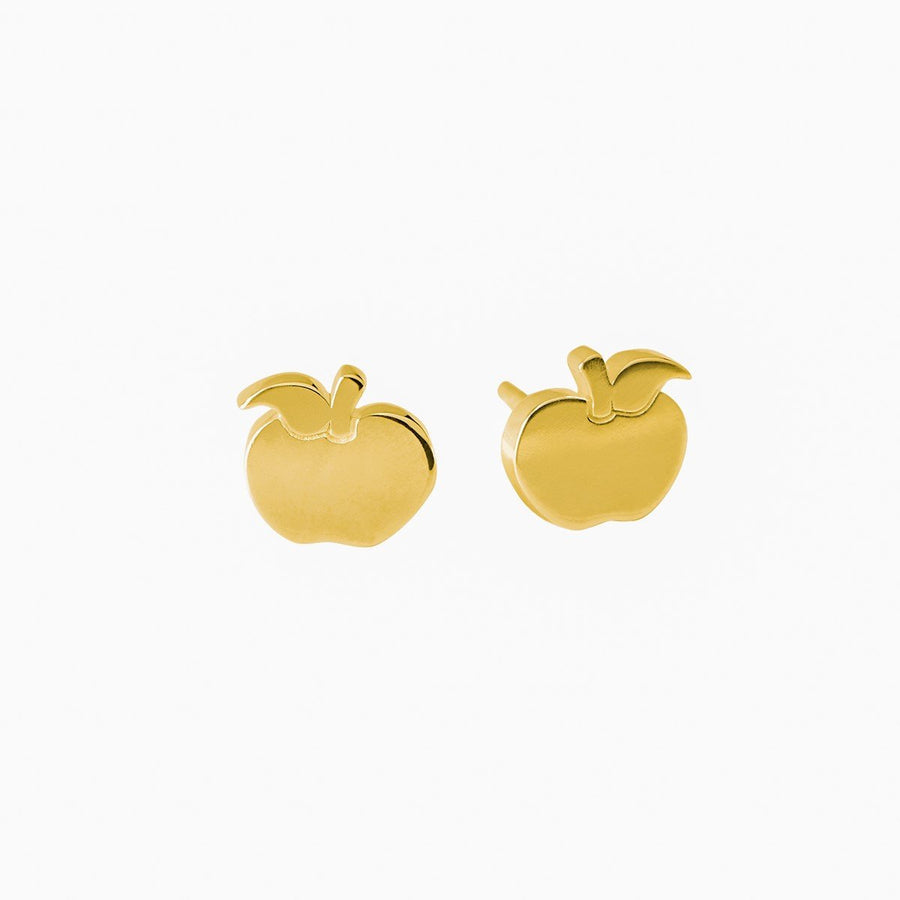 The Essential Apple Studs 18K Gold Plated Silver 925° Earrings