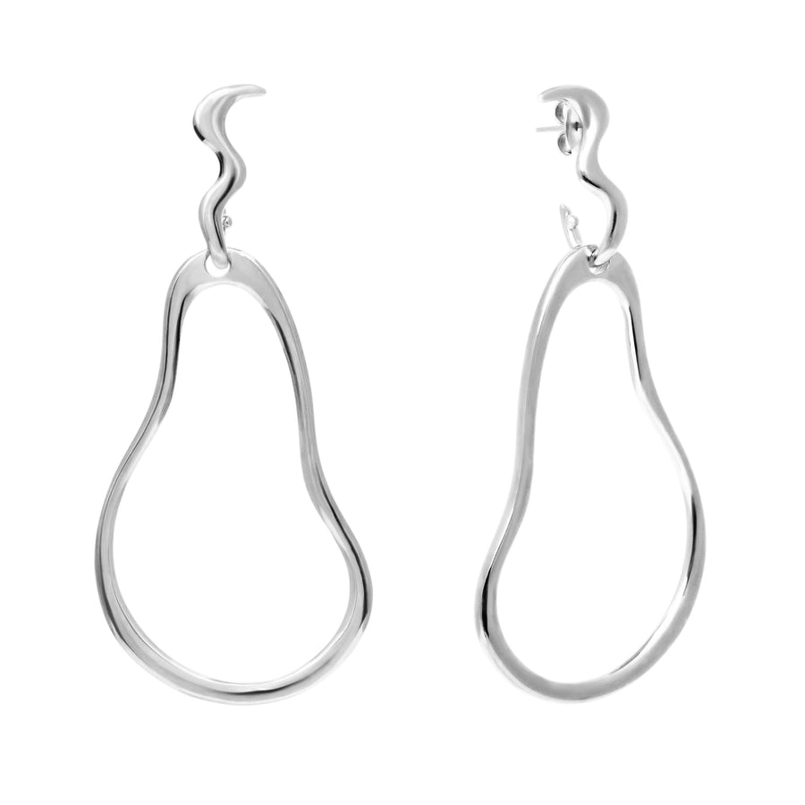 The Essential Forms Pear Silver 925° Earrings