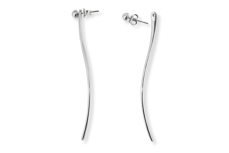 The Essential Forms Slim Silver 925° Earrings