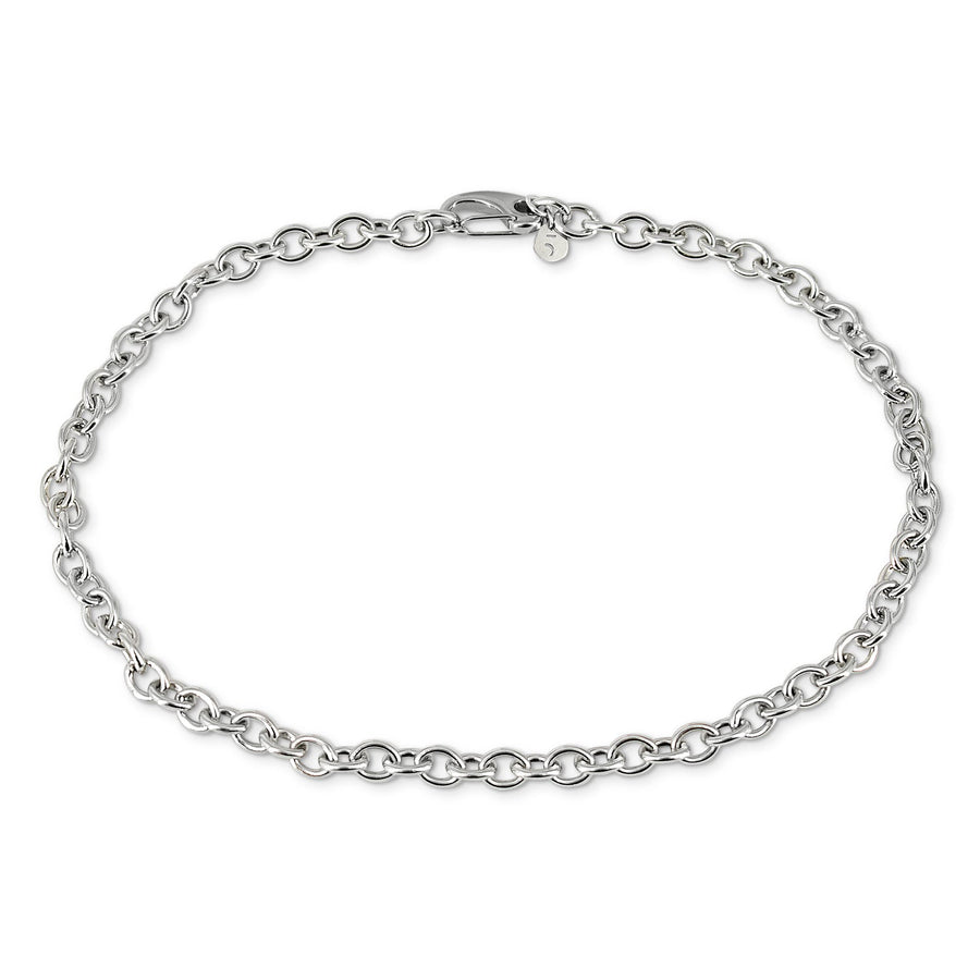 The Eclectic Fashion Wave Small Silver Plated Necklace