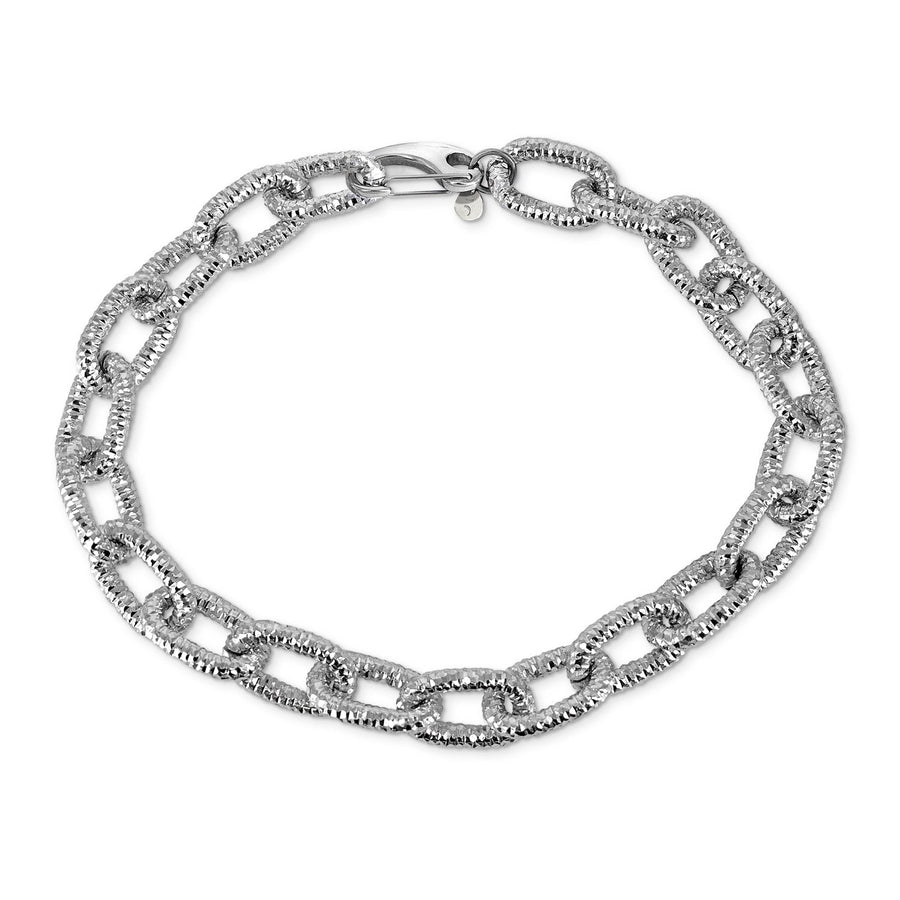 The Eclectic Fashion Wave Big Rough Silver Plated Necklace