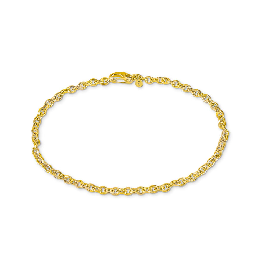 The Eclectic Fashion Wave Small Gold Plated Necklace