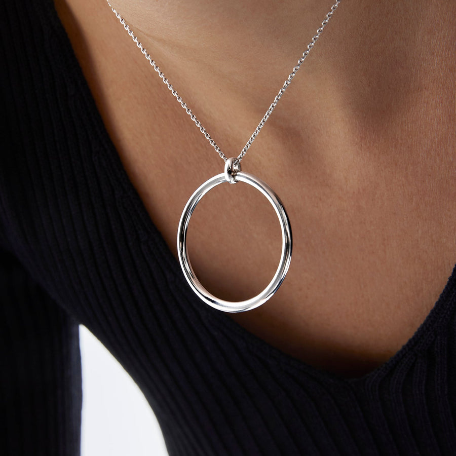 The Essential Kyklos Big Silver 925° Necklace