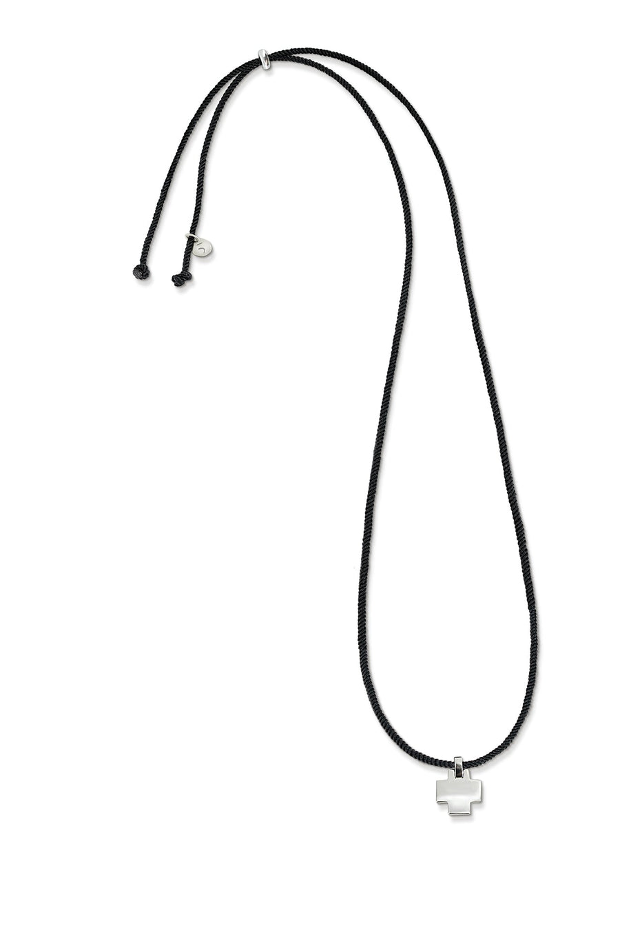 The Everlucky Cross Square Small Silver 925° Necklace