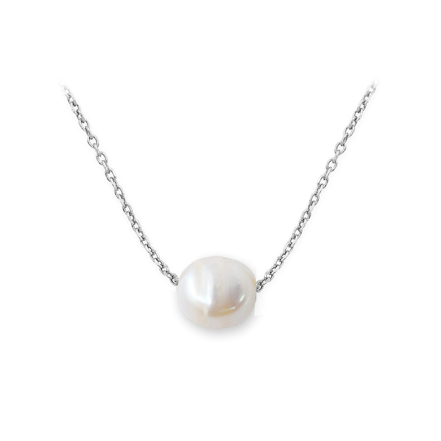 The Enriched Pearl Mini Silver 925° Necklace