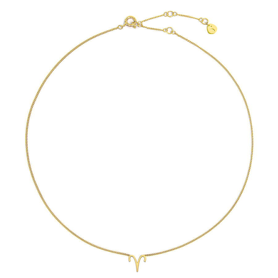 The Ekfrasis Zodiac Aries 18K Gold Plated Silver 925° Necklace