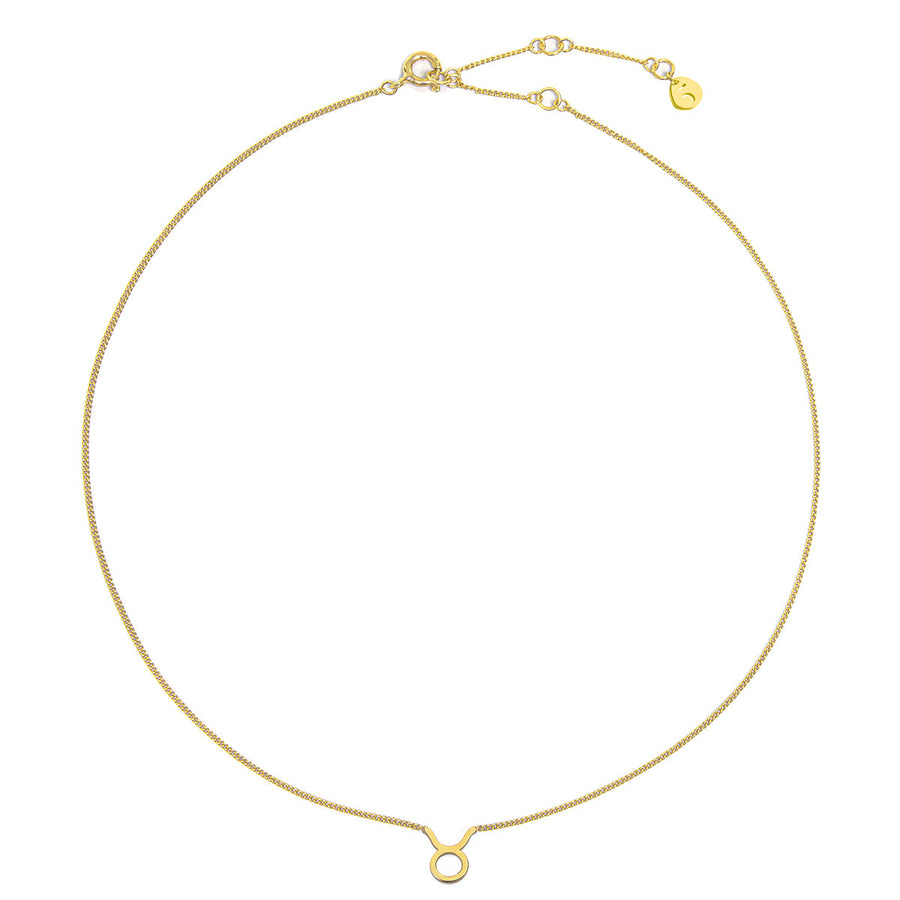 The Ekfrasis Zodiac Taurus 18K Gold Plated Silver 925° Necklace