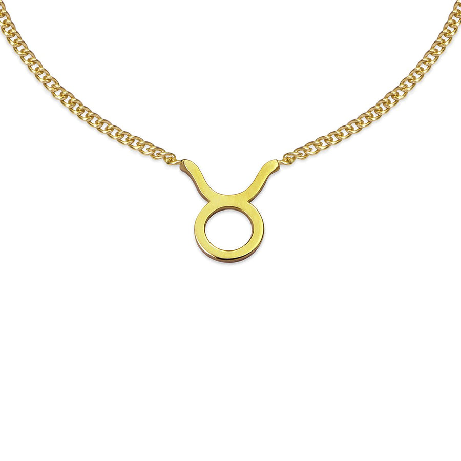 The Ekfrasis Zodiac Taurus 18K Gold Plated Silver 925° Necklace