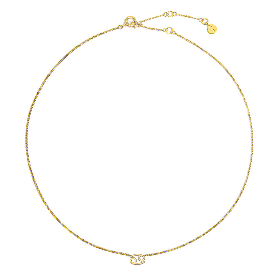 The Ekfrasis Zodiac Cancer 18K Gold Plated Silver 925° Necklace