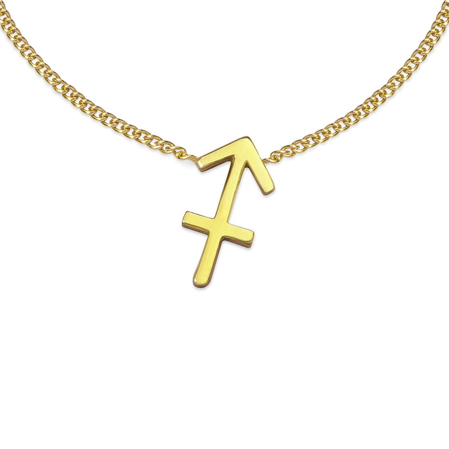 The Ekfrasis Zodiac Sagittarius 18K Gold Plated Silver 925° Necklace