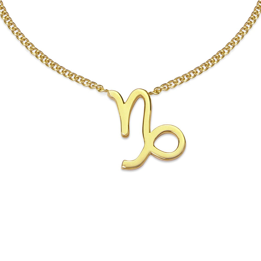 The Ekfrasis Zodiac Capricorn 18K Gold Plated Silver 925° Necklace