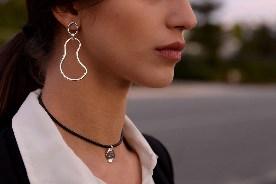 The Essential Forms Cloud Silver 925° Earrings