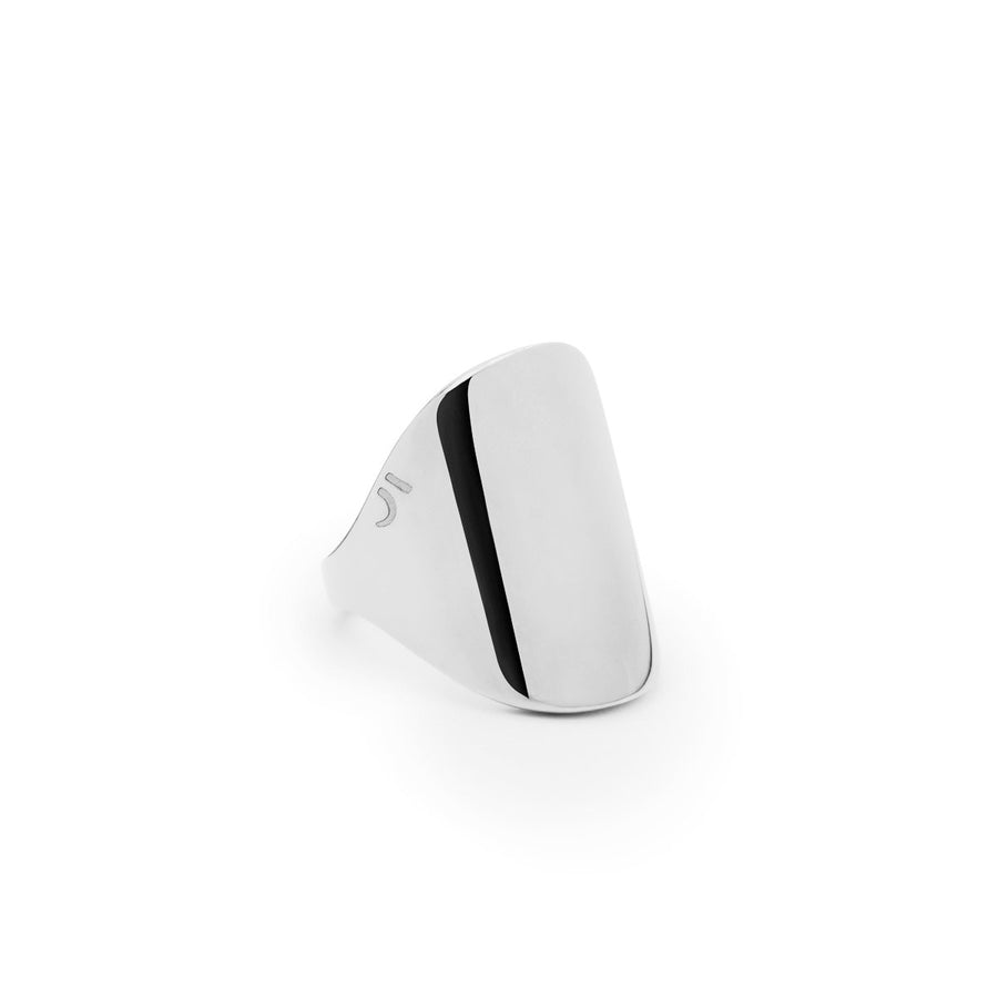 The Essential Forms Minimal Chevalier Silver 925° Ring