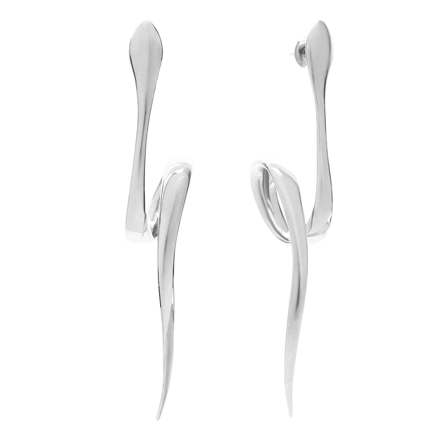 The Essential Snakes Minimal Silver 925° Earrings