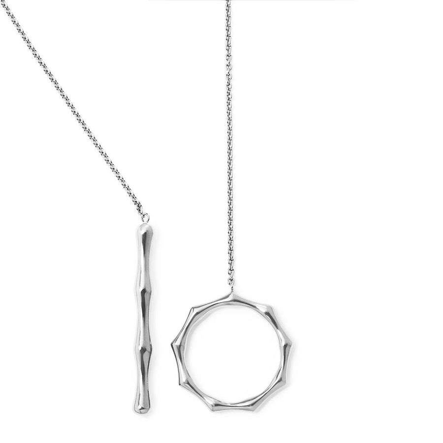 The Essential Bamboo Tie Silver 925° Necklace