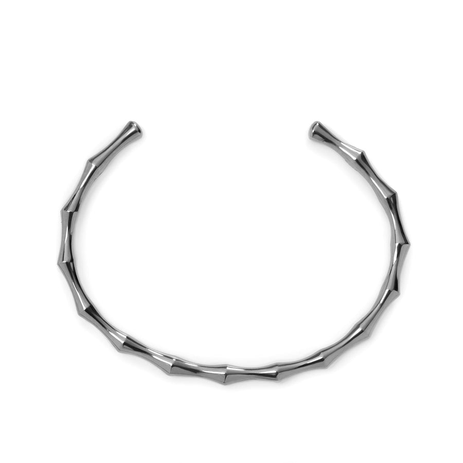 The Essential Bamboo Bangle Black Rhodium Plated Silver 925° Bracelet