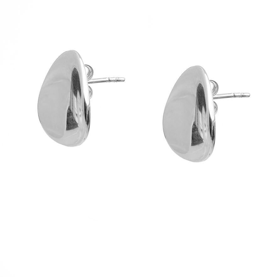 The Essential Coin Medium Studs Silver 925° Earrings