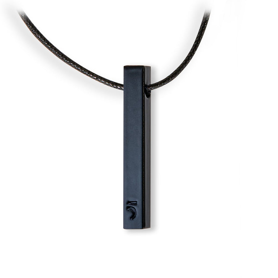 The Essential Rock 5Bar Black Coated 925° Pendant