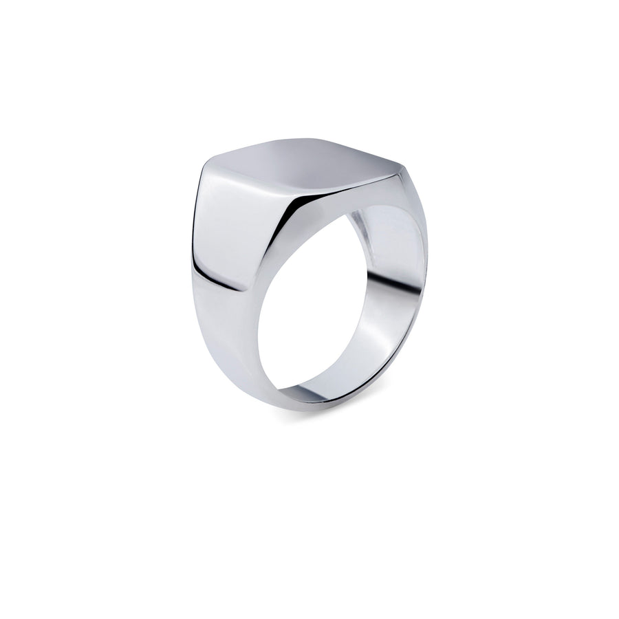 The Essential Rock Rectangle Silver 925° Ring