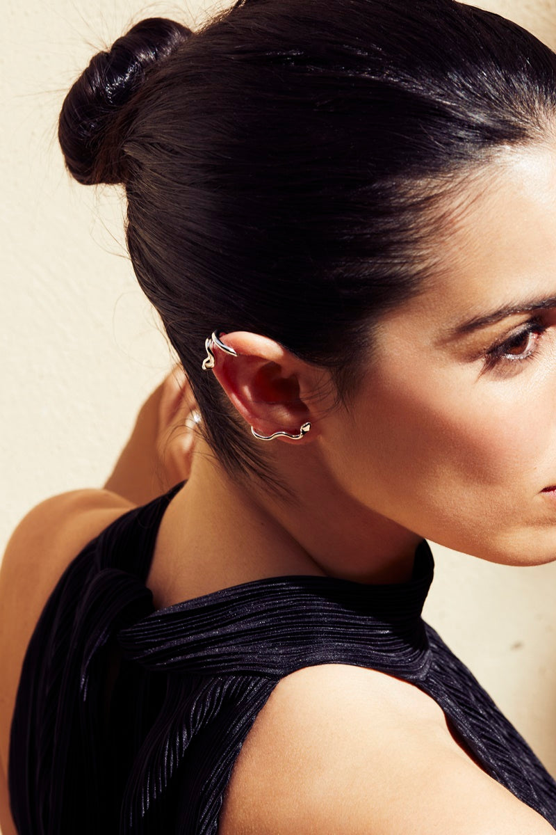 The Essential Snakes Climber Silver 925° Earrings