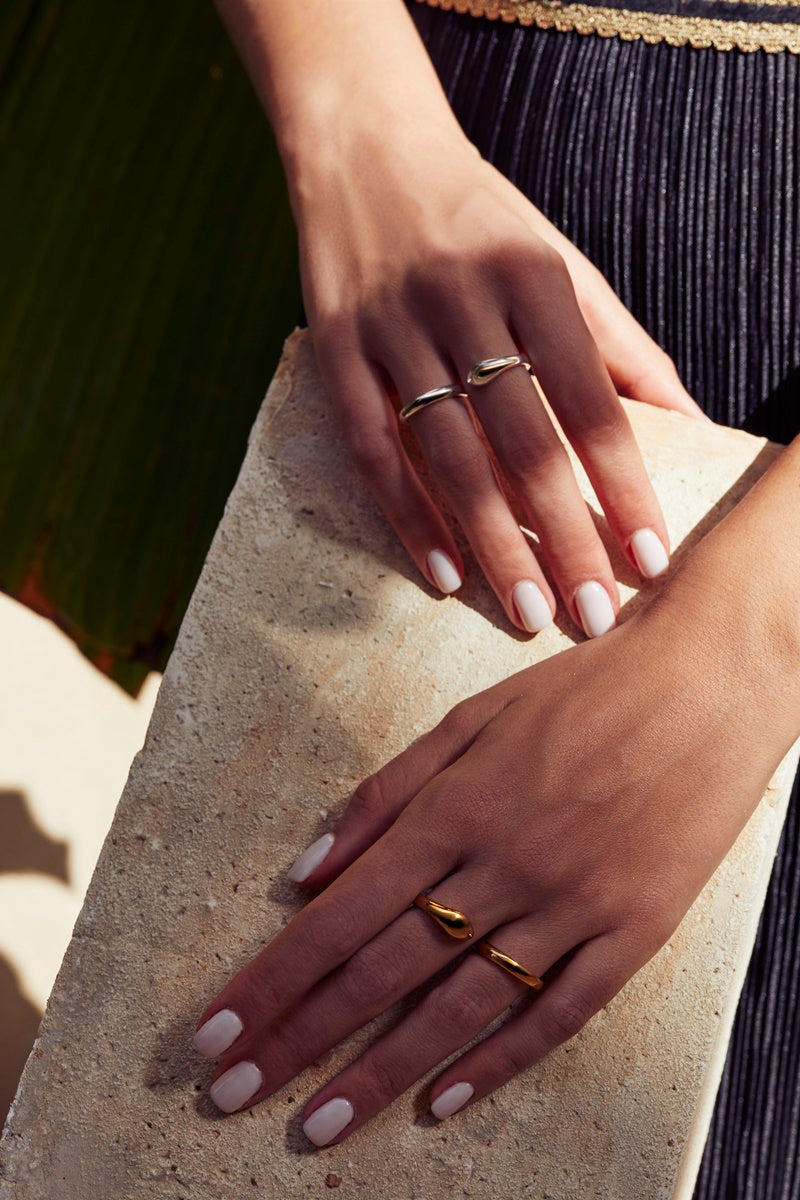 The Essential Snakes 2Fingers Silver 925° Ring