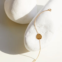 The Essential Coin Small 18K Gold Plated Silver 925° Bracelet