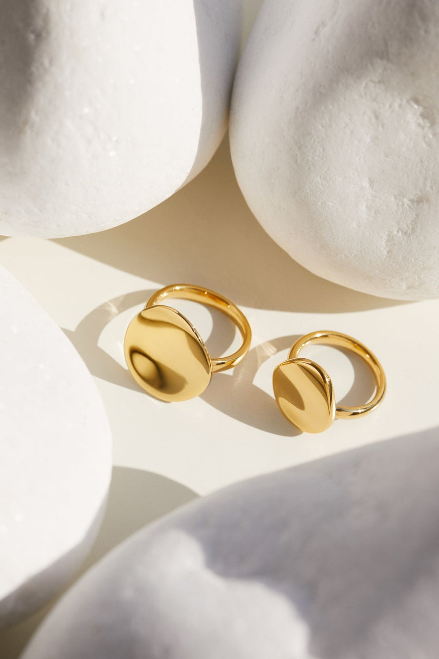 The Essential Coin Chevalier 18K Gold Plated Silver 925° Ring