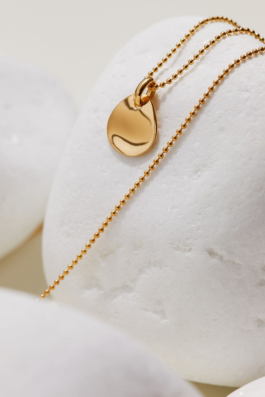 The Essential Coin Small 18K Gold Plated Silver 925° Necklace