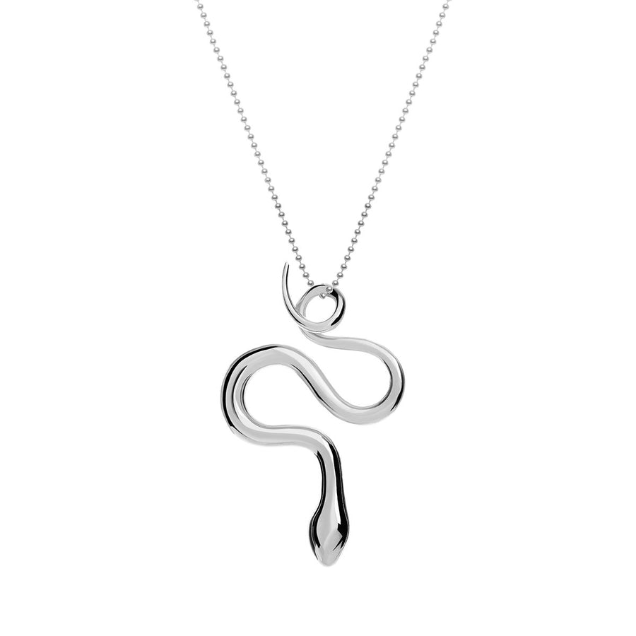The Essential Snakes with Chain Silver 925° Necklace