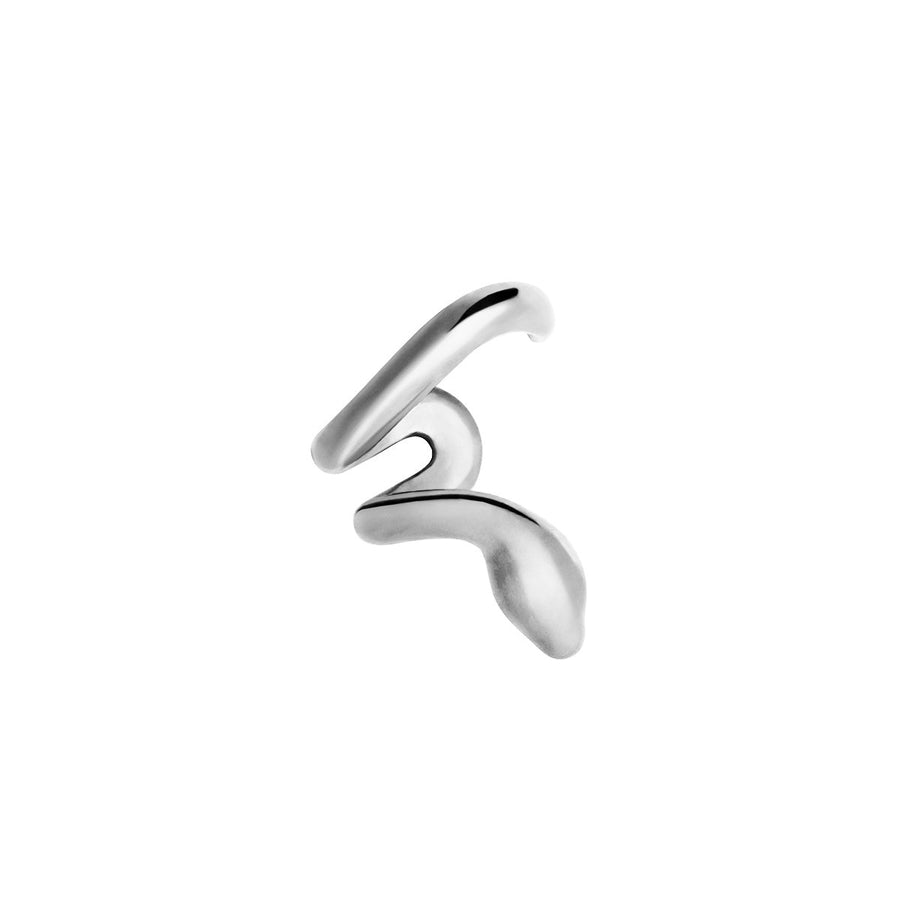 The Essential Snakes Cuff Moitié Silver 925° Earring