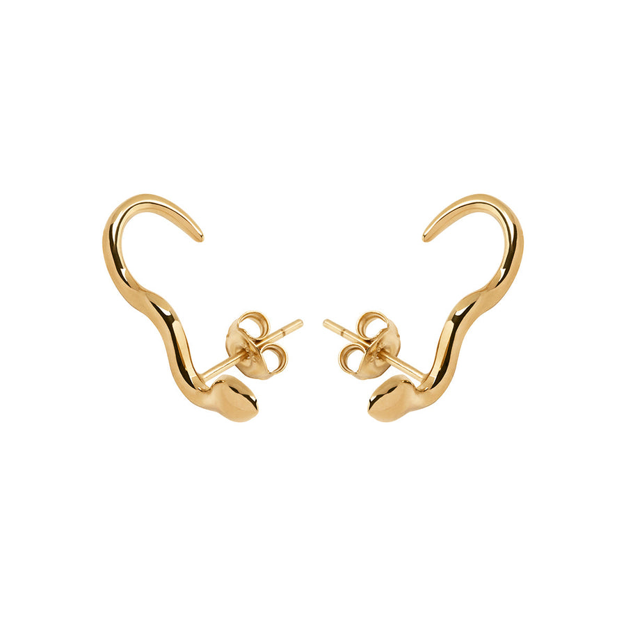 The Essential Snakes Climber 18K Gold Plated Silver 925° Earrings