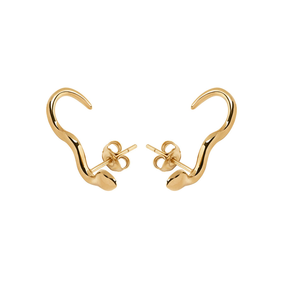 The Essential Snakes Climber 18K Gold Plated Silver 925° Earrings