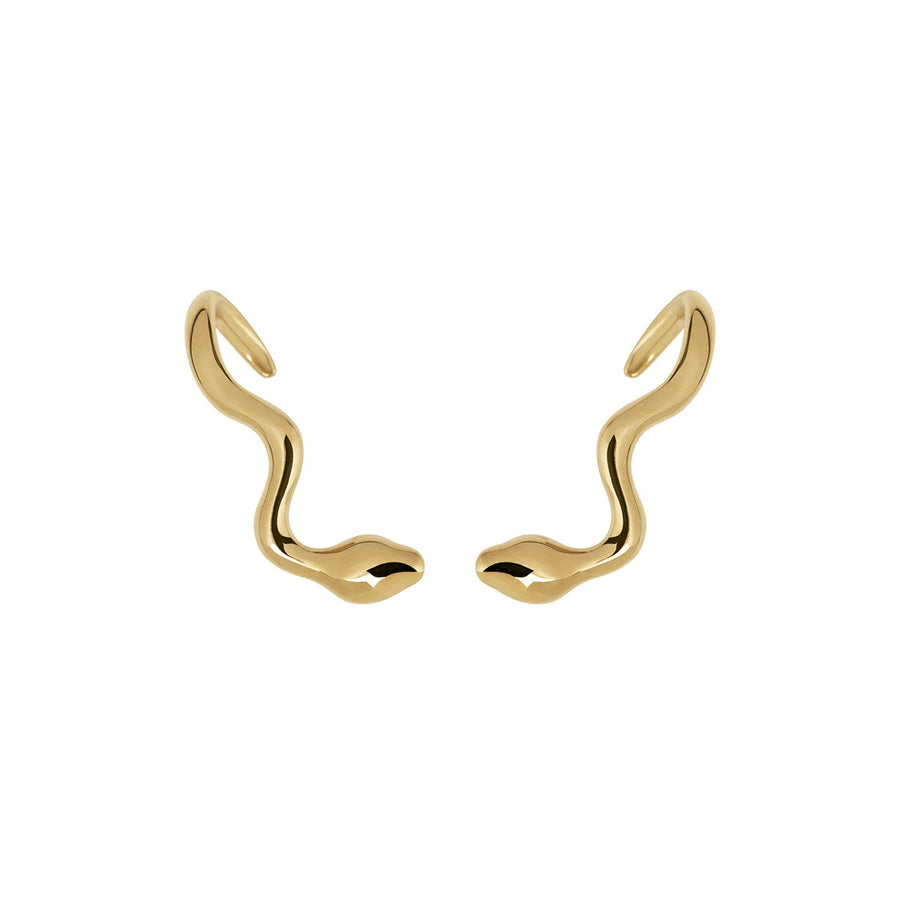 The Essential Snakes Climber 18K Gold Plated Silver 925° Earrings