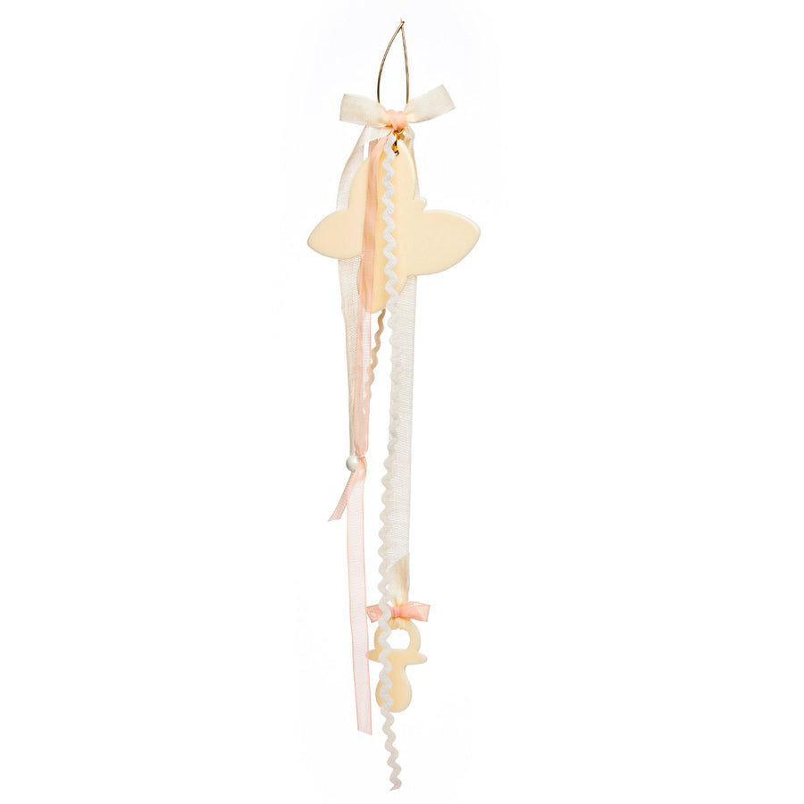 The Newborn Pink Ribbon Butterfly Pin