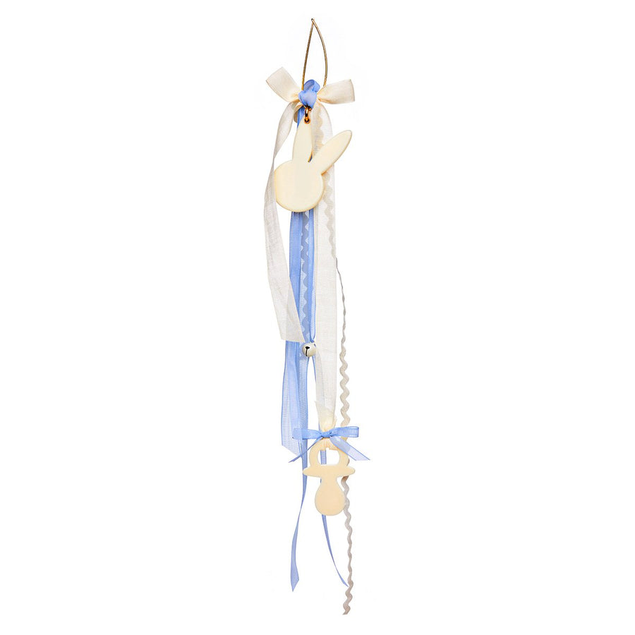 The Newborn Blue Ribbon Bunny Pin