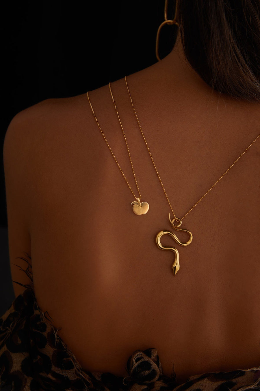 The Essential Apple 18K Gold Plated Silver 925° Necklace