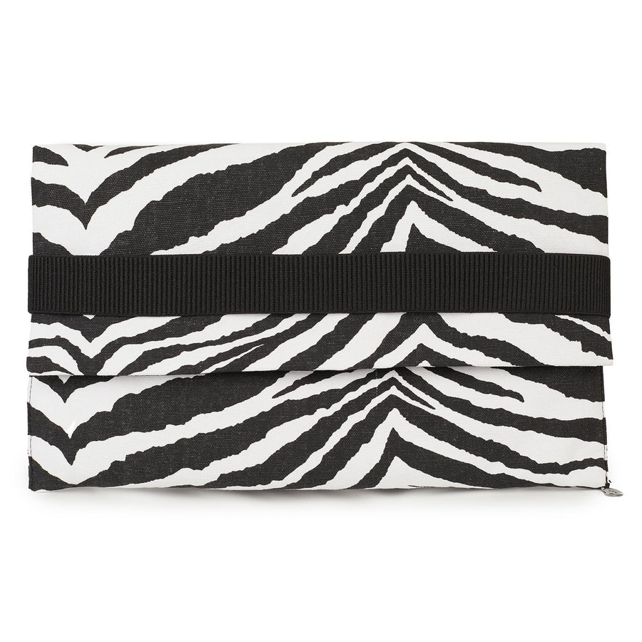 The Accessories Envelope evening bag in zebra print