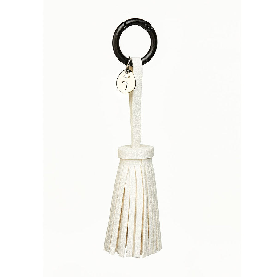 The Accessories Key Holder White Leather