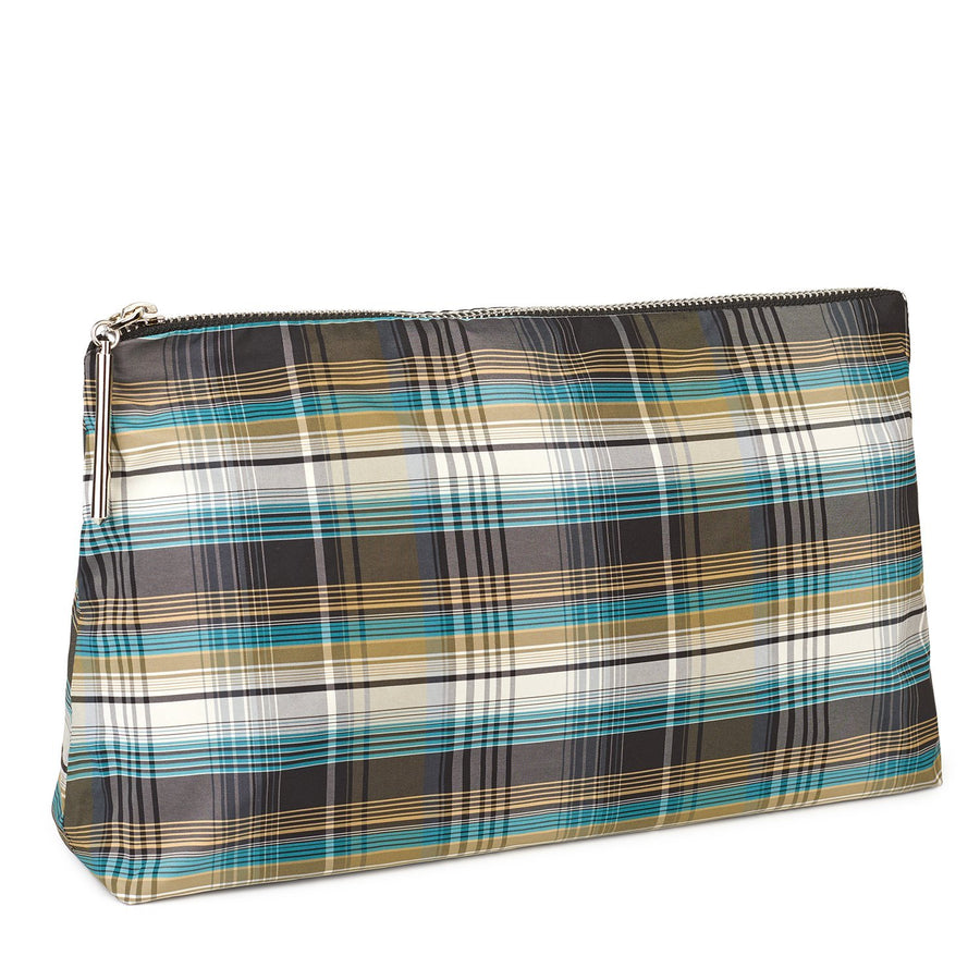 The Accessories Nécessaire checkered Turquoise, Big