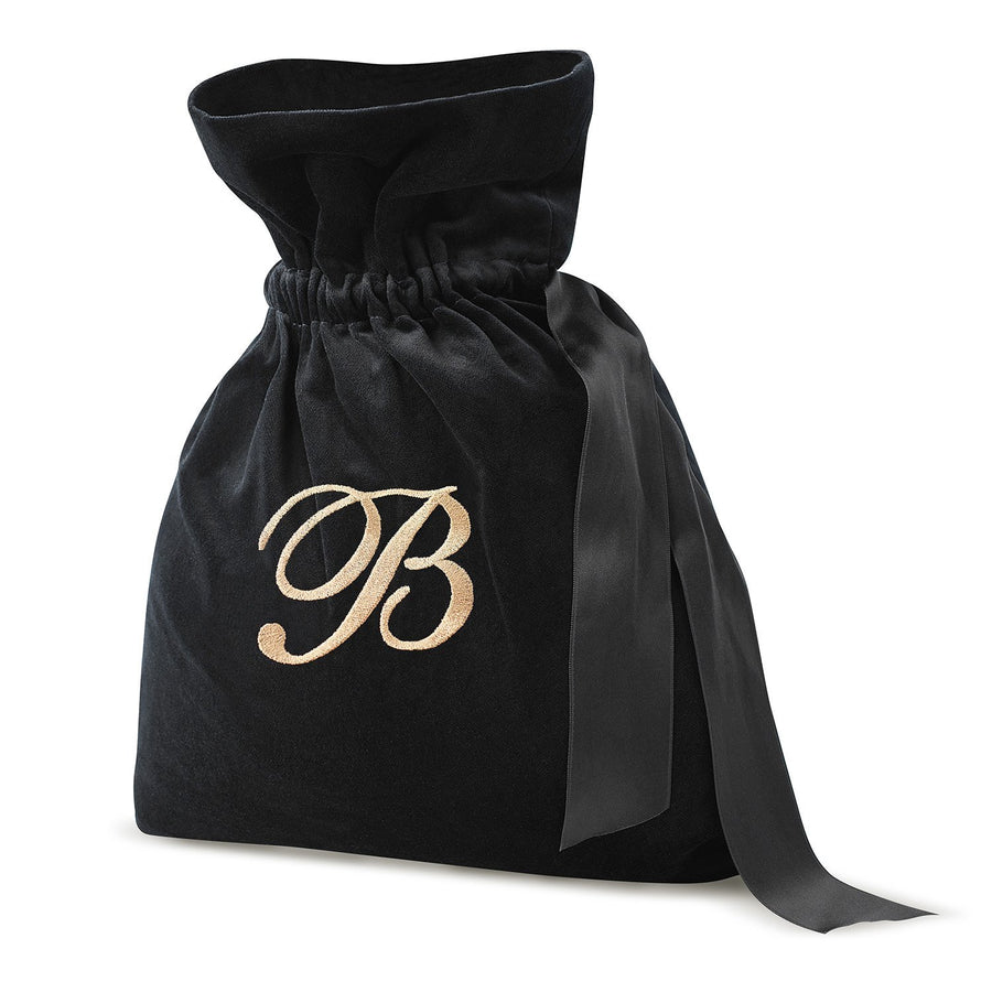 The Ekfrasis Black velvet pouch - 