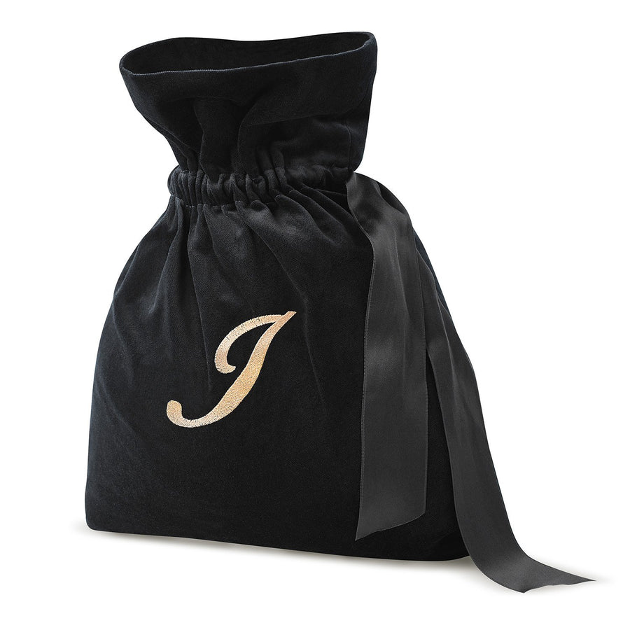 The Ekfrasis Black velvet pouch - 