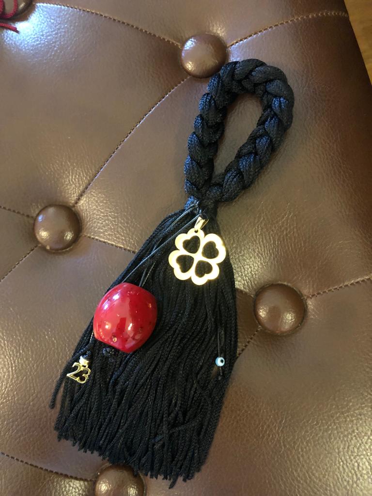 The Everlucky Clover Small, Black Tassel - 2023 Charm