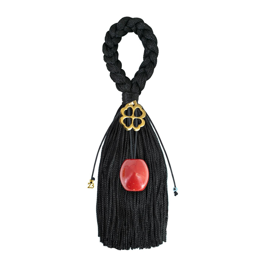 The Everlucky Clover Small, Black Tassel - 2023 Charm