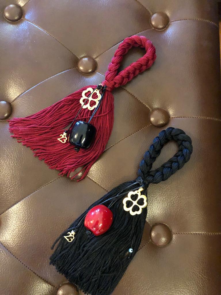 The Everlucky Clover Small, Black Tassel - 2023 Charm
