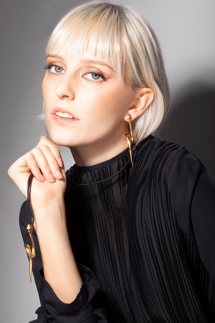 The Essential Snakes Minimal 18K Gold Plated Silver 925° Necklace
